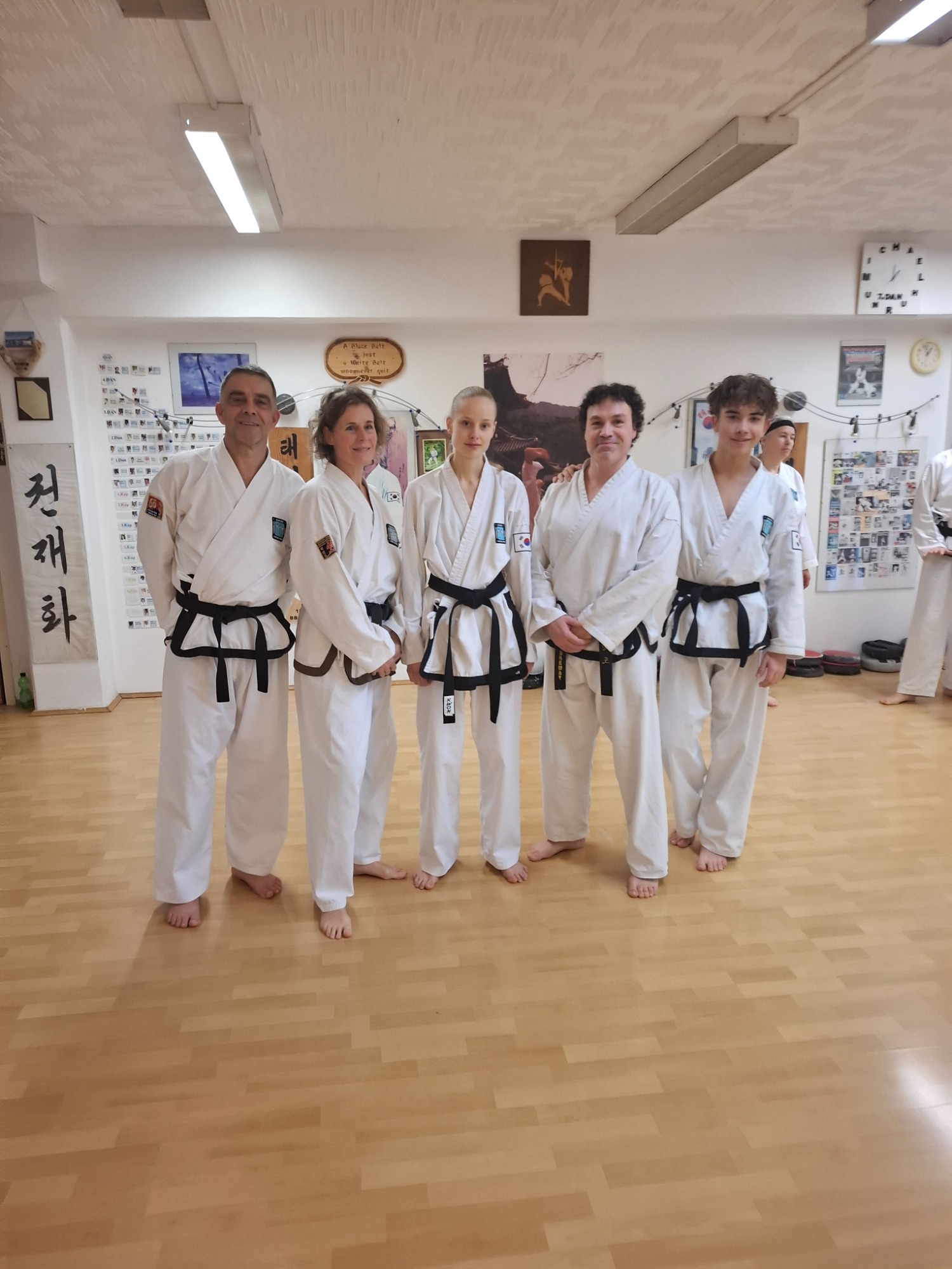 Taekwon-Do: Prüfung zum 2. Dan - Merle und Ronny - 1. Teil geschafft